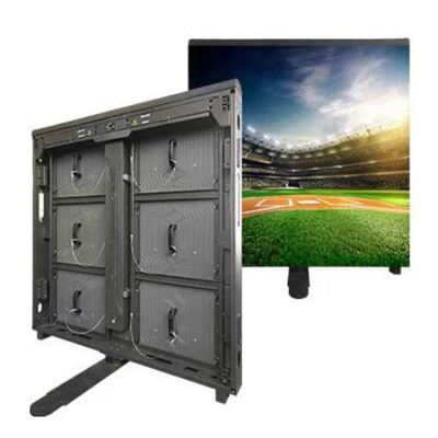Harga yang bagus P6 Perimeter LED Screen Modular Stadium Perimeter LED Display 7680Hz Dengan Soft Silicone Mask on line